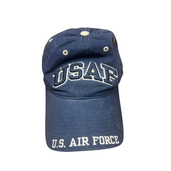 USAF Embroidered Navy Blue Adjustable Baseball Cap By ML Caps - Picture 1 of 5